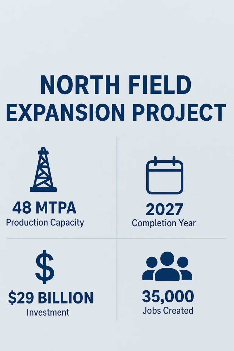 Qatar's North Field East gas expansion to begin output in mid-2026